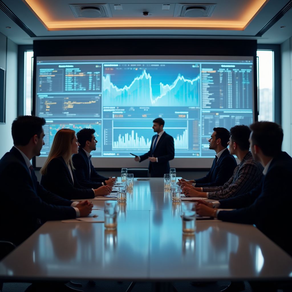 Equipo de FinanChile en reunión estratégica